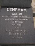 DENSHAM William 1911-1980 &  Rosemary 1917-1986
