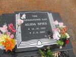 SPIES Alida 1925-2007