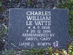 VATTE Charles William, le 1938-1996