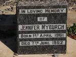 MYBURGH Jennifer 1961-1962