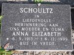 SCHOULTZ Anna Elizabeth 1915-1999