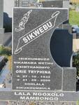 SIKWEBU Orie Tryphina 1932-2009