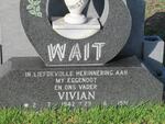 WAIT Vivian 1942-1991