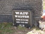 WAIT Walter 1882-1962