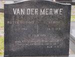 MERWE Pieter Du Toit, van der 1913-1974 & Almini 1915-1974