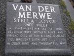 MERWE Stella Joyce, van der nee HILL 1945-1998