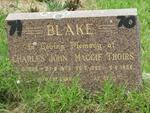 BLAKE Charles John 1885-1977 & Maggie Thoirs 1892-1966