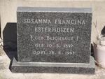 ESTERHUIZEN Susanna Francina nee BLIGNAULT 1897-1993