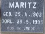 MARITZ ? 1903-1995