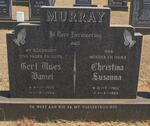MURRAY Gert Uwes Daniel 1909-1984 & Christina Susanna 1907-1985