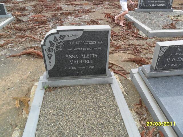 MALHERBE Anna Aletta 1893-1982