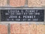 PENNEY John A. 1908-2000 & Louisa C. 1921-1991