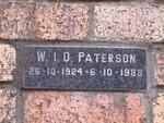 PATERSON W.I.O. 1924-1988