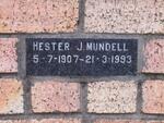 MUNDELL Hester J. 1907-1993