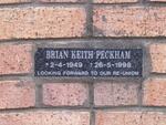 PECKHAM Brian Keith 1949-1998