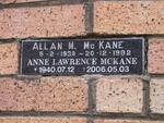 McKANE Allan M. 1938-1992 Anne Lawrence 1940-2006