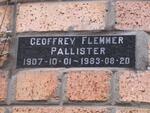 PALLISTER Geoffrey Flemmer 1907-1983