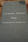 ASPELING Catharina 1931-2004