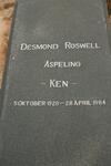 ASPELING Desmond Roswell 1928-1984