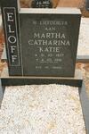 ELOFF Martha Catharina 1897-1991