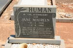 HUMAN Jane Maureen 1934-1980