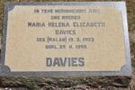 DAVIES Maria Helena Elizabeth geb MALAN 1903-1958