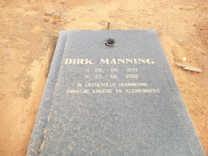 MANNING Dirk 1933-2002