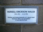 WALSH Russell Erickson 1921-1996