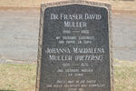 MULLER Fraser David 1896-1966 & Johanna Magdalena PIETERSE 1905-1976
