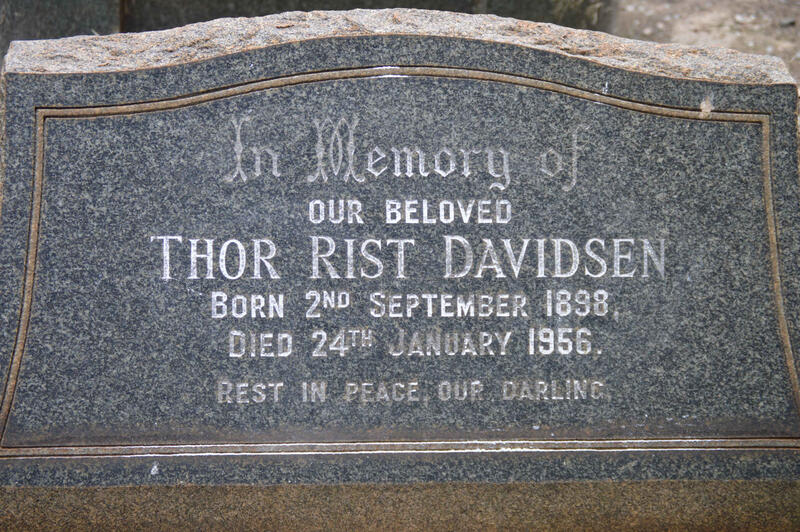 DAVIDSEN Thor Rist 1898-1956