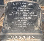 LABUSCHAGNE Gideon Johannes 1906-1959 & Aletta Johanna 1912-1972