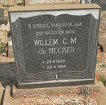 NECKER Willem G.M., de 1909-1966