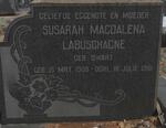 LABUSCHAGNE Susarah Magdalena nee SWART 1908-1961