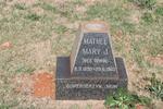 MATHEE Mary J. nee IRWIN 1890-1963