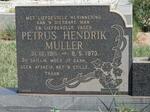 MULLER Petrus Hendrik 1911-1973