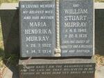 MURRAY Maria Hendrika 1922-1974 :: MURRAY William Stuart 1948-1978