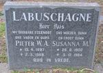 LABUSCHAGNE Pieter W.A. 1897-1968 & Susanna M. 1900-1984