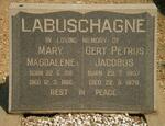 LABUSCHAGNE Gert Petrus Jacobus 1907-1979 & Mary Magdalene 1911-1960