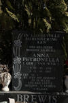BREWIS Anna Petronella nee VAN WYK 1910-1997