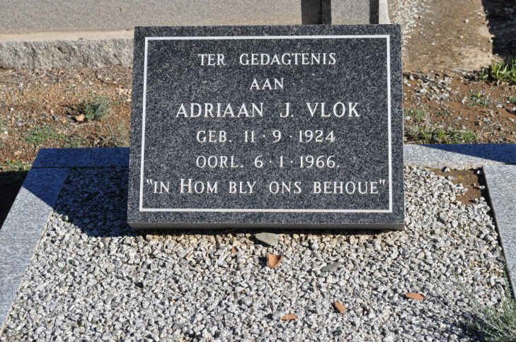 VLOK Adriaan J. 1924-1966