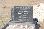 BOTHA Louisa Aletta nee BESTER 1948-2000