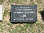 AURET Hendrik Andries 1932-2005