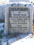 ALLIN Walter John -1943 & Harriet -1936