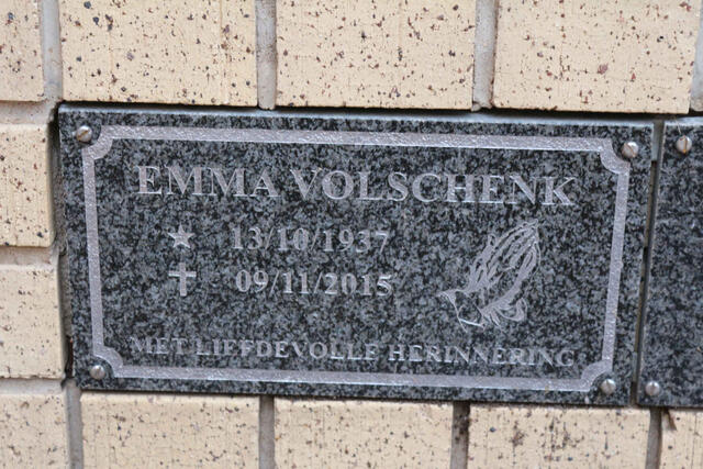 VOLSCHENK Emma 1937-2015