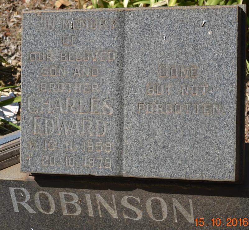 ROBINSON Charles Edward 1959-1979