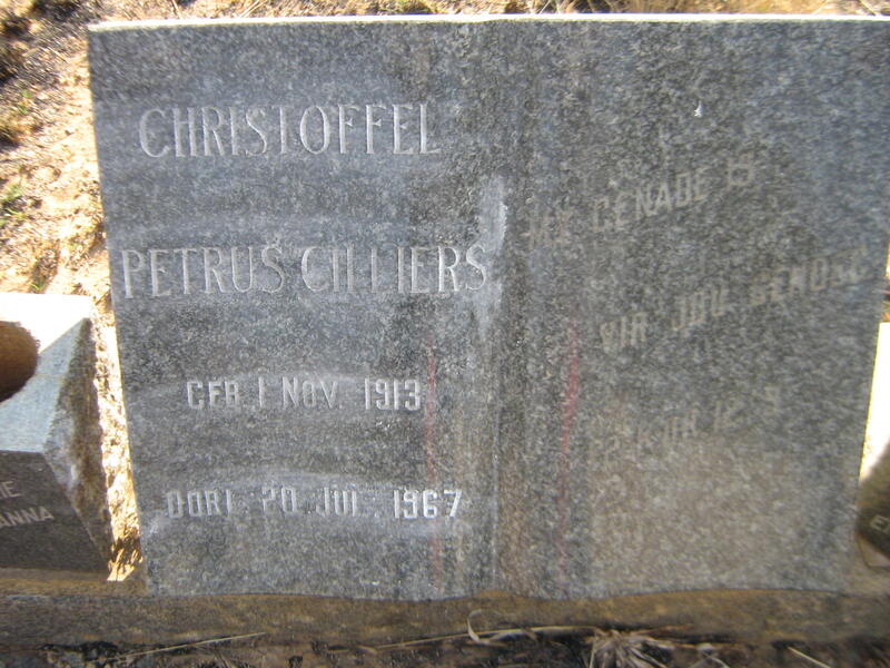 CILLIERS Christoffel Petrus 1913-1967