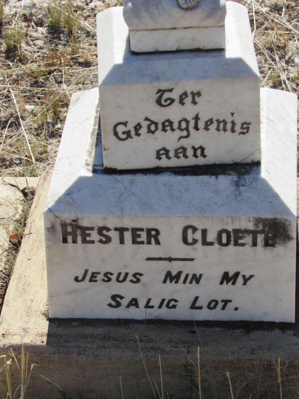 CLOETE Hester