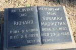 ? Richard 1880-1929 & Susarah Magrietha 1887-1966