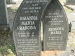 ? Renscka Maria 1915-1982 :: ? Johanna Maria Francina 1939-2000