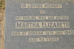 ? Martha Elizabeth -1949